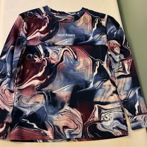 Abercrombie Kids Artistic Print Long Sleeve Tee